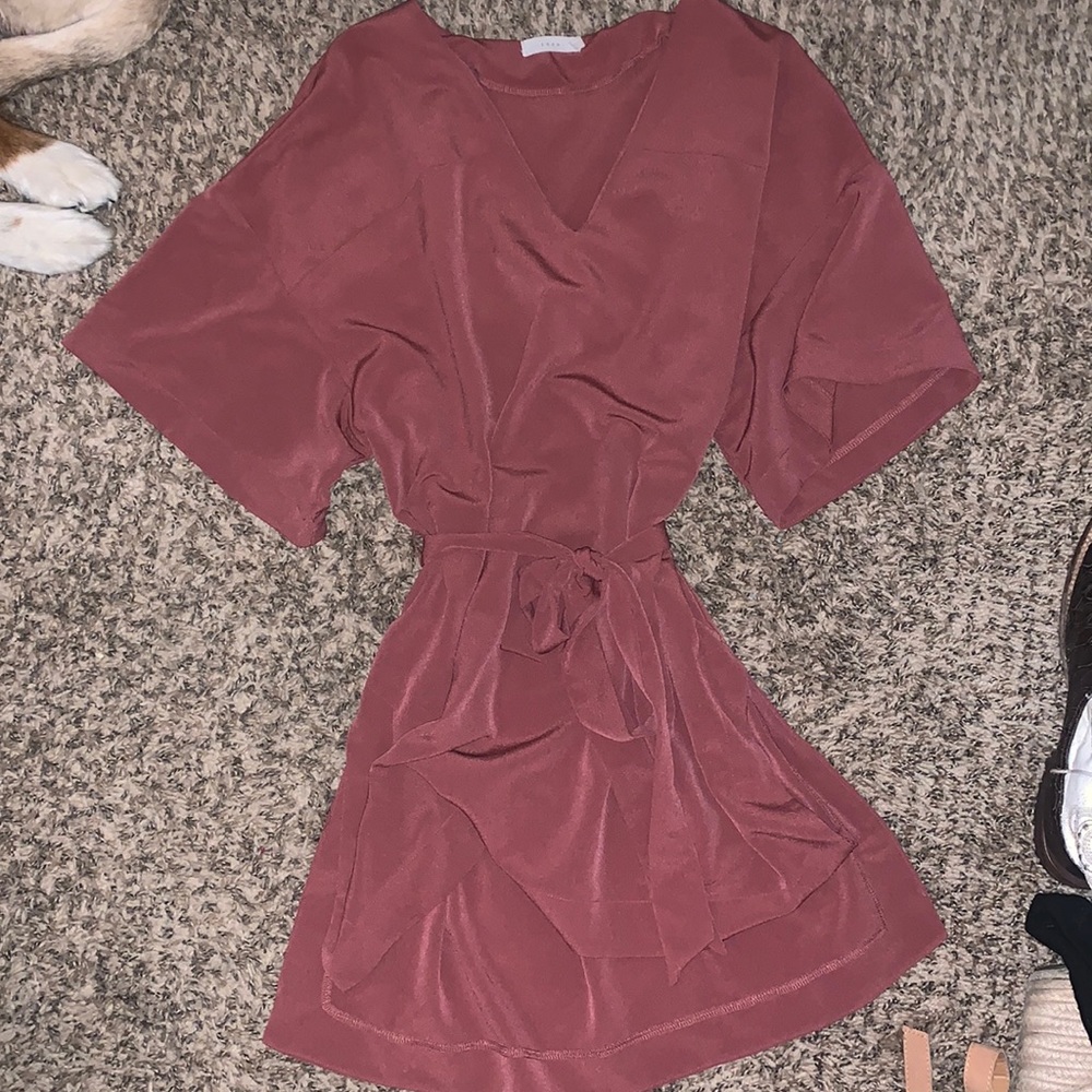Lush terracotta tunic blouse